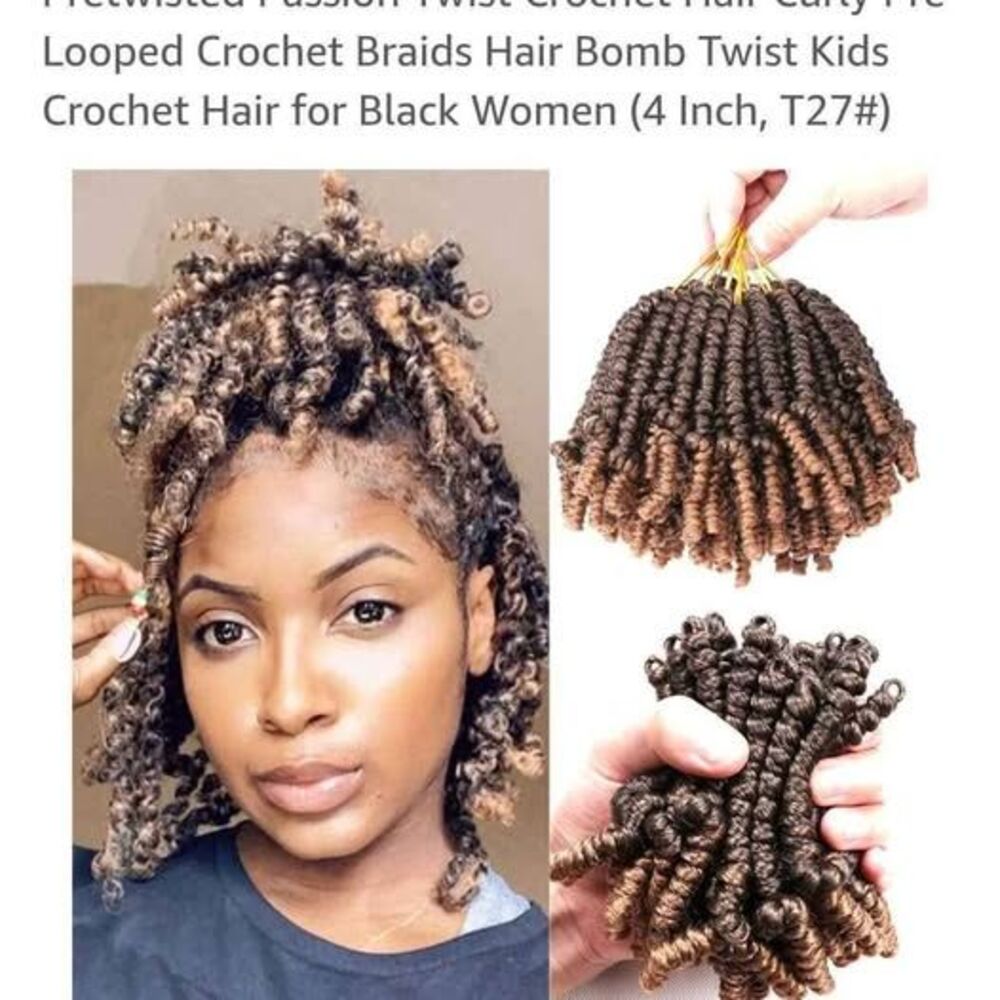4 inch hair spring hair twist pack of 8